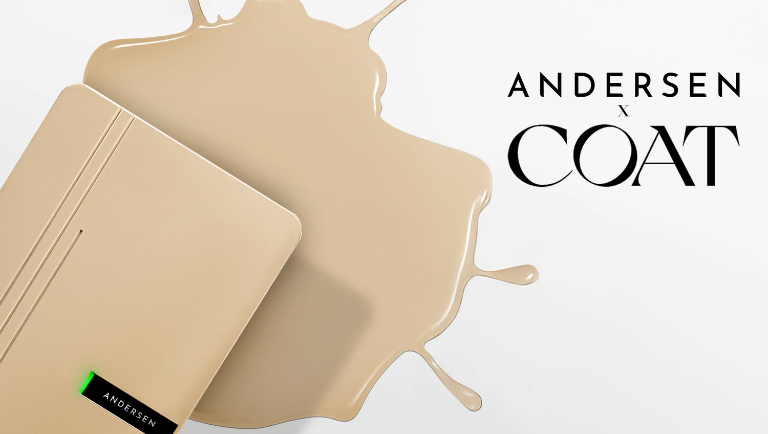Andersen partners with luxury eco paint brand COAT to showcase colour customisation with A3 charge point