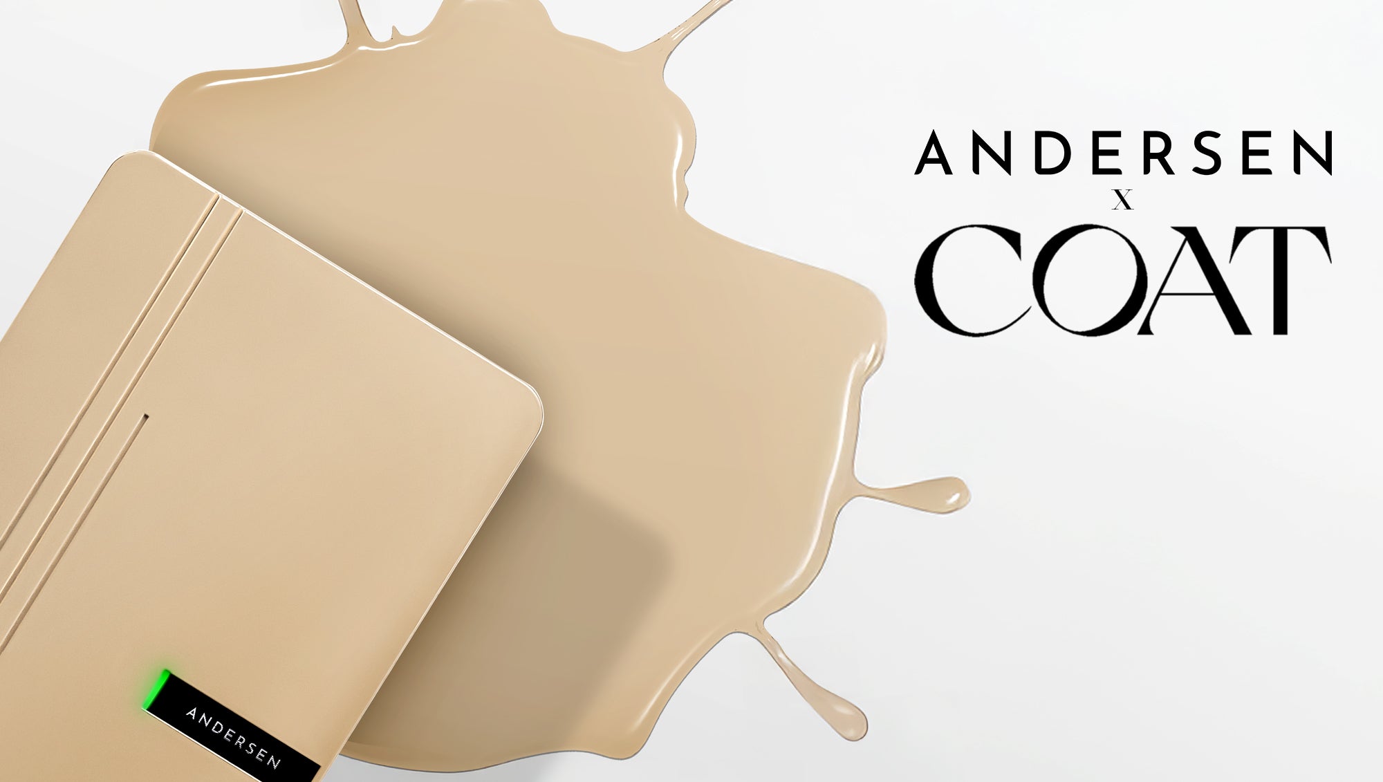 Andersen partners with luxury eco paint brand COAT to showcase colour customisation with A3 charge point